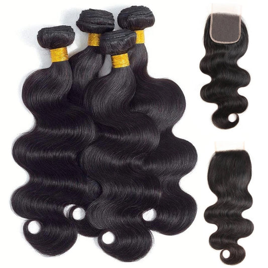 4 by 4 closure /Body Wave Bundles Deals